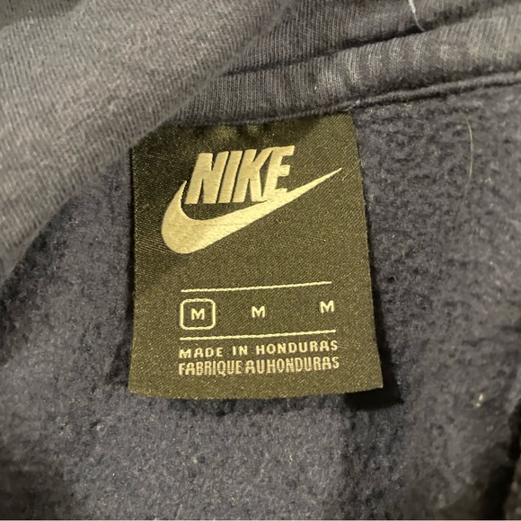 Nike Hoodie Navy Blue Sz Medium - Picture 3 of 3